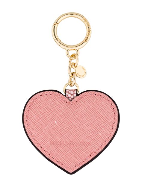 michael kors gold heart keychain|michael kors wallet with keychain.